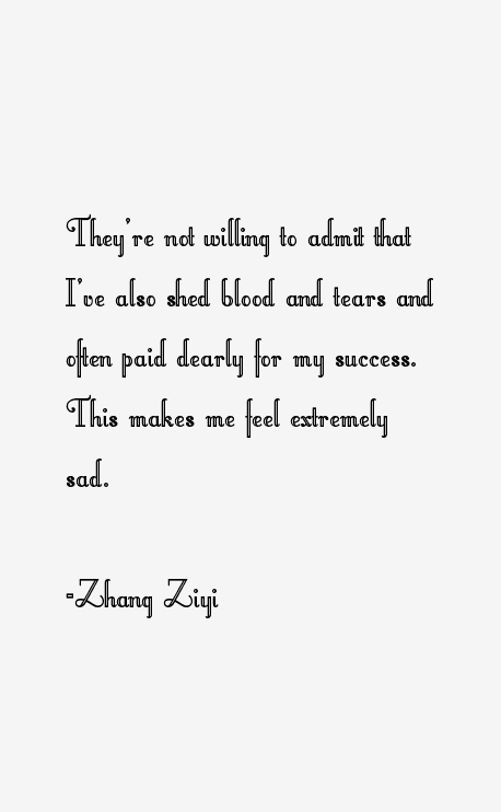 Zhang Ziyi Quotes