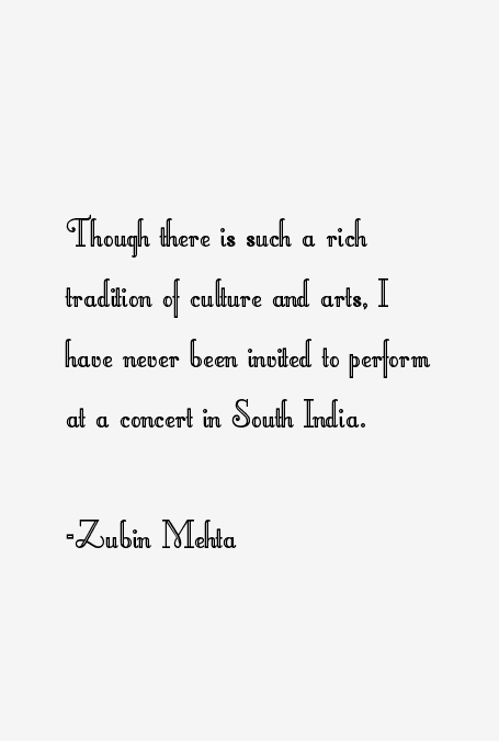 Zubin Mehta Quotes